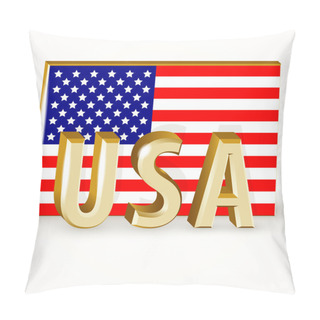 Personality  Flag Of The United States Pillow Covers