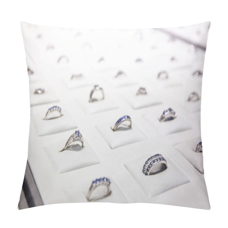 Personality  Rings Decorated With Gemstones  Pillow Covers