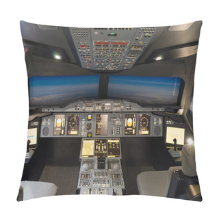 Personality  Airbus A-380-800 Flight Simulator Pillow Covers