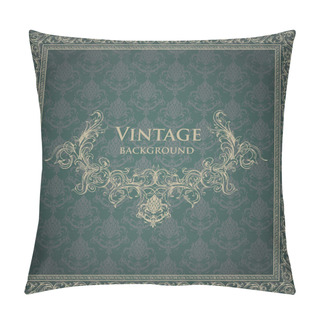 Personality  Vector Vintage Background. Vector Illustration. Pillow Covers