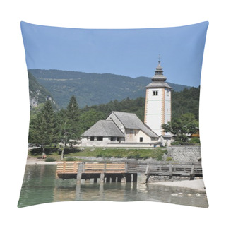 Personality  Church Near Lake Bohinj, Julian Alps, Slovenia Pillow Covers