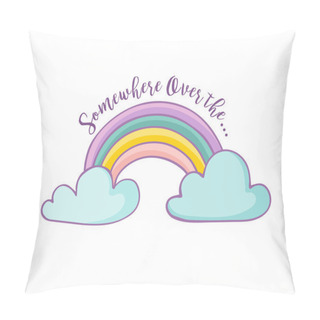 Personality  Rainbow - Cute Greeting Card Pillow Covers