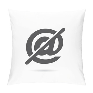 Personality  Vector Isolated No Mentioning Or Tagging Icon Pillow Covers