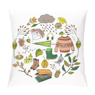 Personality  Handdrawn Autumn Design Pillow Covers