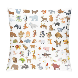 Personality  Extra Big Animals And Birds Set Pillow Covers
