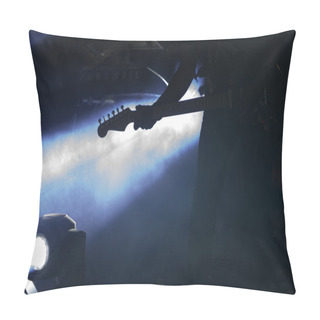 Personality  Entertainment Concert Lighting And Guitar Performer Pillow Covers