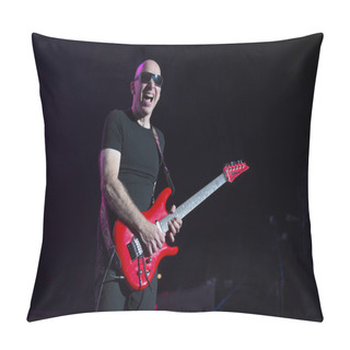Personality  Santa Rosa, CA/USA - 10/8/19: Joe Satriani Performs During Experience Hendrix Tour. He's An American Instrumental Rock Guitarist. He's Toured With Mick Jagger And Deep Purple. Pillow Covers