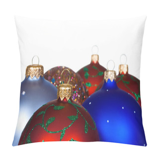 Personality  Mulicolored Christmas Balls Pillow Covers