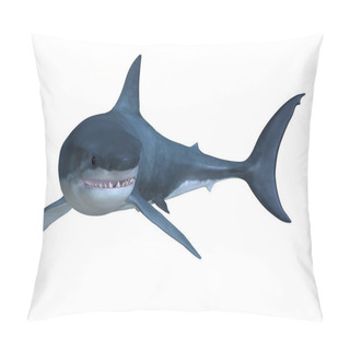 Personality  The Great White Shark Can Be Found In Worldwide Oceans And Can Live Up To 70 Years. Pillow Covers