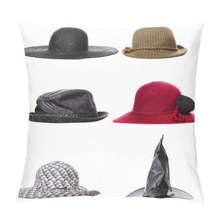 Personality  Set Of Vintage Hats Pillow Covers