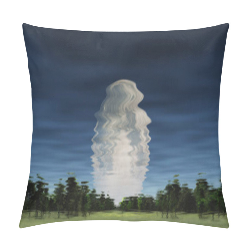 Personality  Moonrise Over Lake. 3D Rendering Pillow Covers