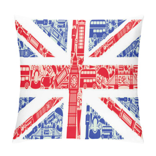 Personality  Flag Of England Pillow Covers