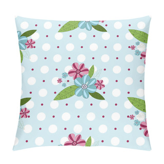 Personality  Seamless Gentle Floral Pattern Pillow Covers