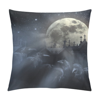 Personality  Night Of The Crows Pillow Covers
