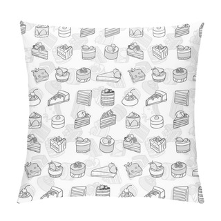 Personality   Desserts Seamless Pattern. Pillow Covers