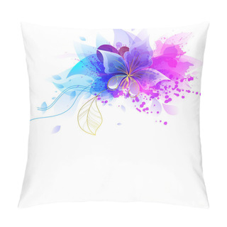 Personality  Watercolor Colorful Flowers Pillow Covers