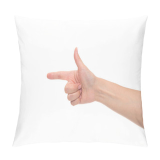 Personality  Hand Pointing Away Pillow Covers