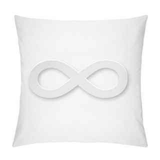 Personality  Infinity Paper Vector Icon Pillow Covers