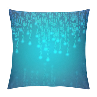 Personality  Binary Background Pillow Covers