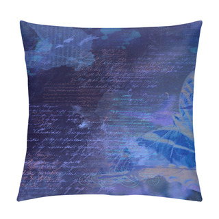 Personality  Artistic Background In Grunge Style Pillow Covers