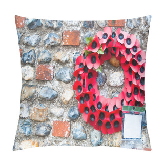 Personality  Poppy Day Great Remembrance War World Flanders Hanging On A Wall Pillow Covers