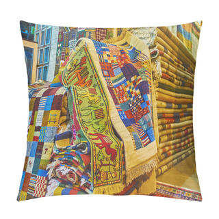 Personality  Woolen Rugs In Vakil Bazaar, Shiraz, Iran Pillow Covers