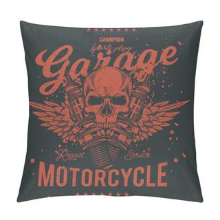 Personality  Moto_vintage_label_01 Pillow Covers