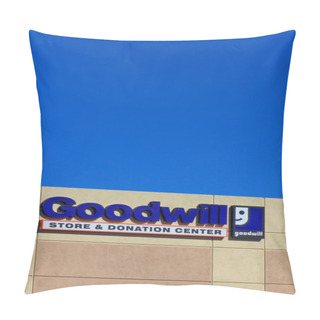 Personality  Goodwill Store Exterior Sign Pillow Covers
