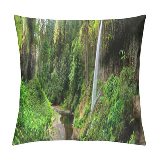 Personality  Summer Oasis: Stunning Waterfalls In The Verdant Forest In 4K Ultra HD Pillow Covers