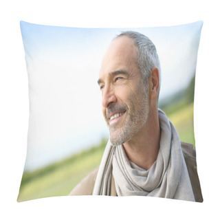 Personality  Mature Handsome Guy Pillow Covers