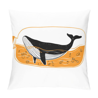 Personality Ecosystem Environment Concept, Hand Drawn Vector Illustrations Doodle Style. Pillow Covers