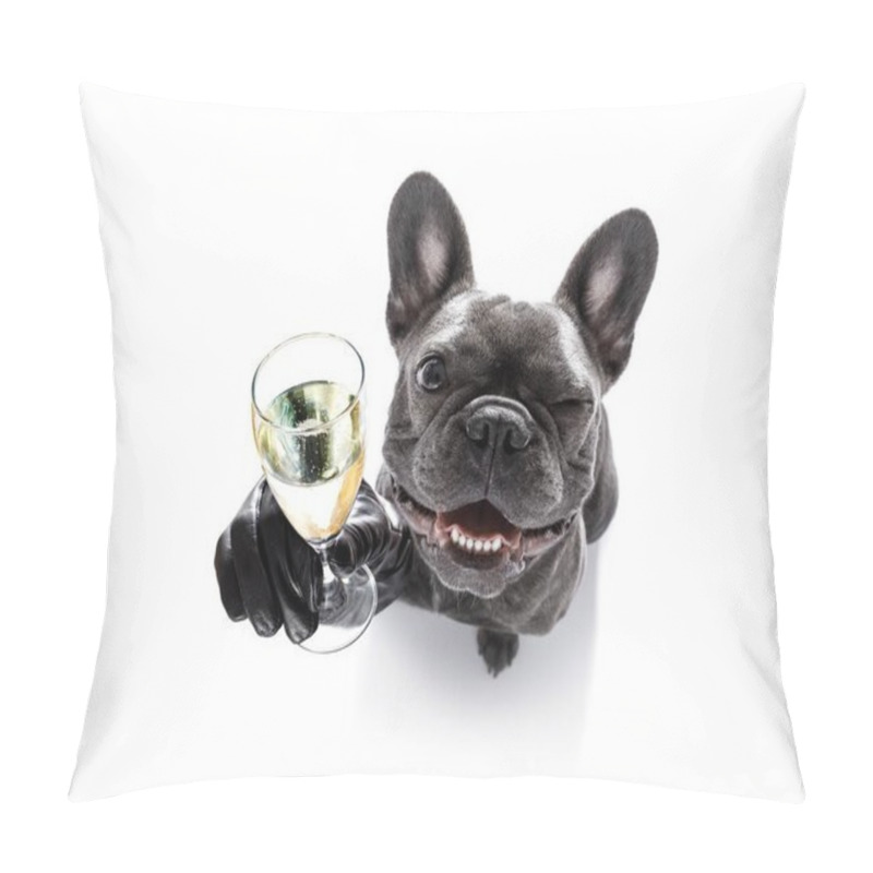 Personality  happy new year dog celberation pillow covers