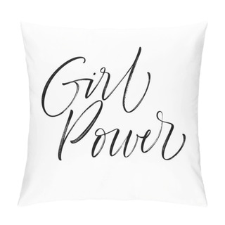 Personality  Girl Power Card. Pillow Covers