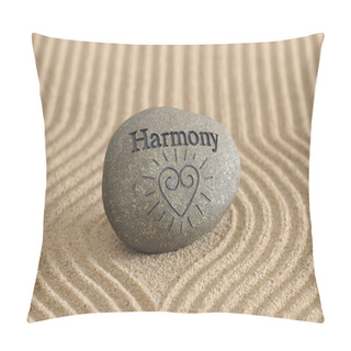 Personality  Harmony In Zen Garden Pillow Covers
