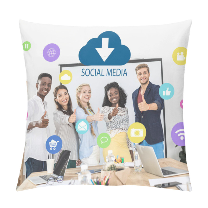 Personality  Social Media Concept  Pillow Covers