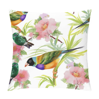 Personality  Tropical Birds Pillow Covers