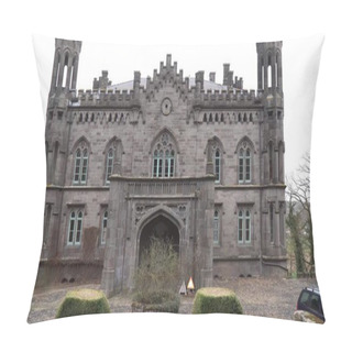 Personality  Camera Flight Around The Karlstejn Castle. Europe. Pillow Covers