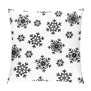 Personality  Seamless Pattern Snowflake Pillow Covers