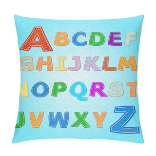 Personality  Alphabet Vector Contrariwise, Vector Illustration  Pillow Covers