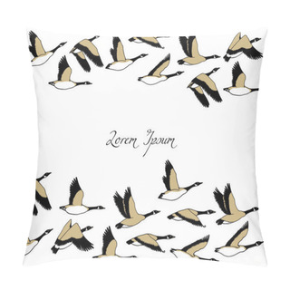 Personality  Hand Drawn Wild Geese Pillow Covers