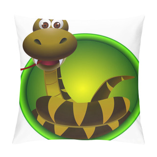 Personality  Cute Snake Cartoon Pillow Covers