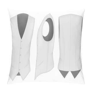 Personality  Men Waistcoat For Business Men Pillow Covers