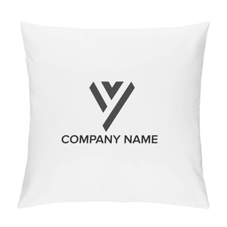 Personality  Letter Y Logo Design Pillow Covers