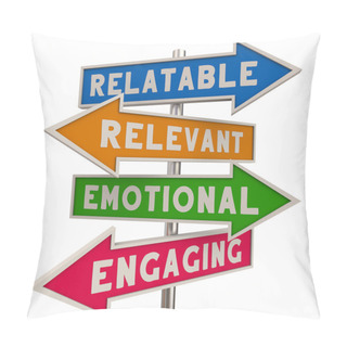 Personality  Business Infographics Element Pillow Covers