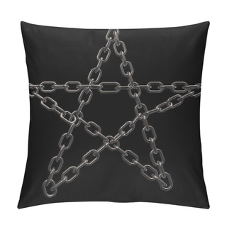 Personality  Chains Pentagram Pillow Covers