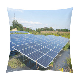 Personality  Solar Energy Power Plant Pillow Covers