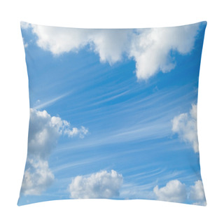 Personality  Blue Sky And White Clouds Pillow Covers
