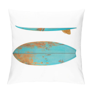 Personality  Vintage Surfboard Isolated Pillow Covers