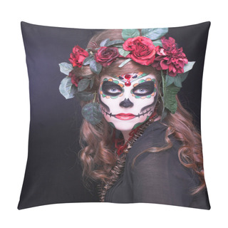 Personality  Santa Muerte. Pillow Covers