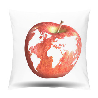 Personality  Apple Representing Earth Pillow Covers